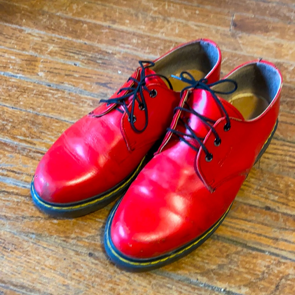 Doc Martin’s original red shoes
